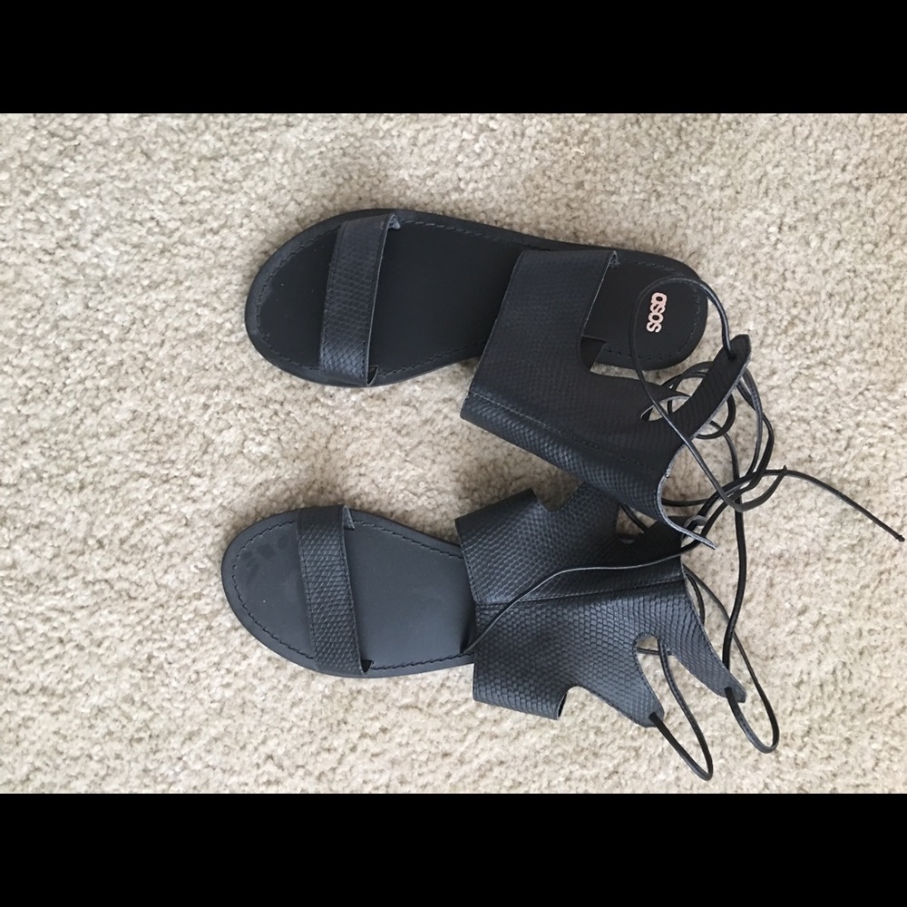 ASOS tie sandal